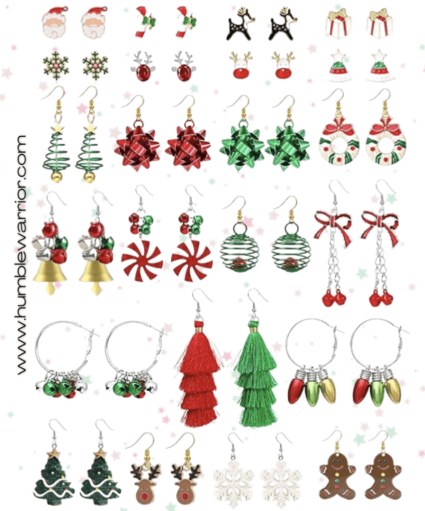 Christmas earrings!